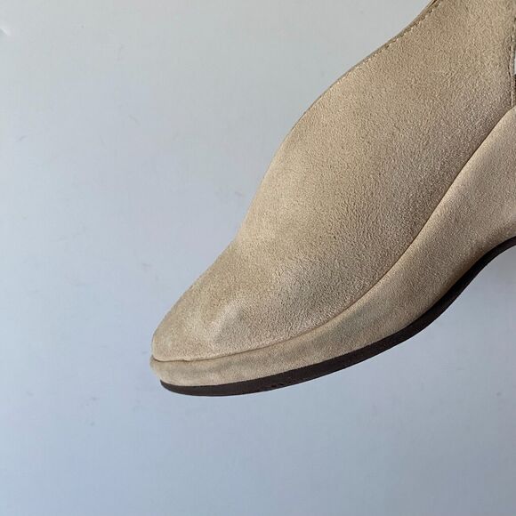 L'Amour Des Pieds Leather Sandals - Odetta Beige Suede‎ Women's Size 9.5 Soft - Picture 6 of 10